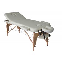 Επαγγελματικό Pro 3 Cream Κρεβάτι Μασάζ - Φυσικοθεραπείας Βαλίτσα